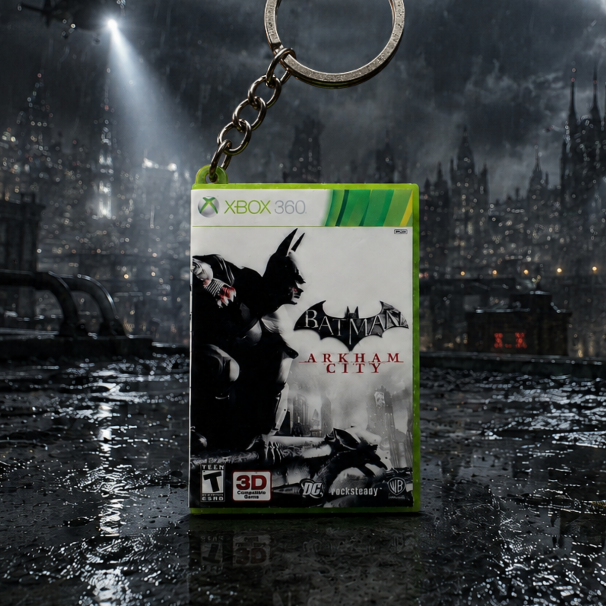 Batman: Arkham City – Xbox 360 Mini Game Case Keychain