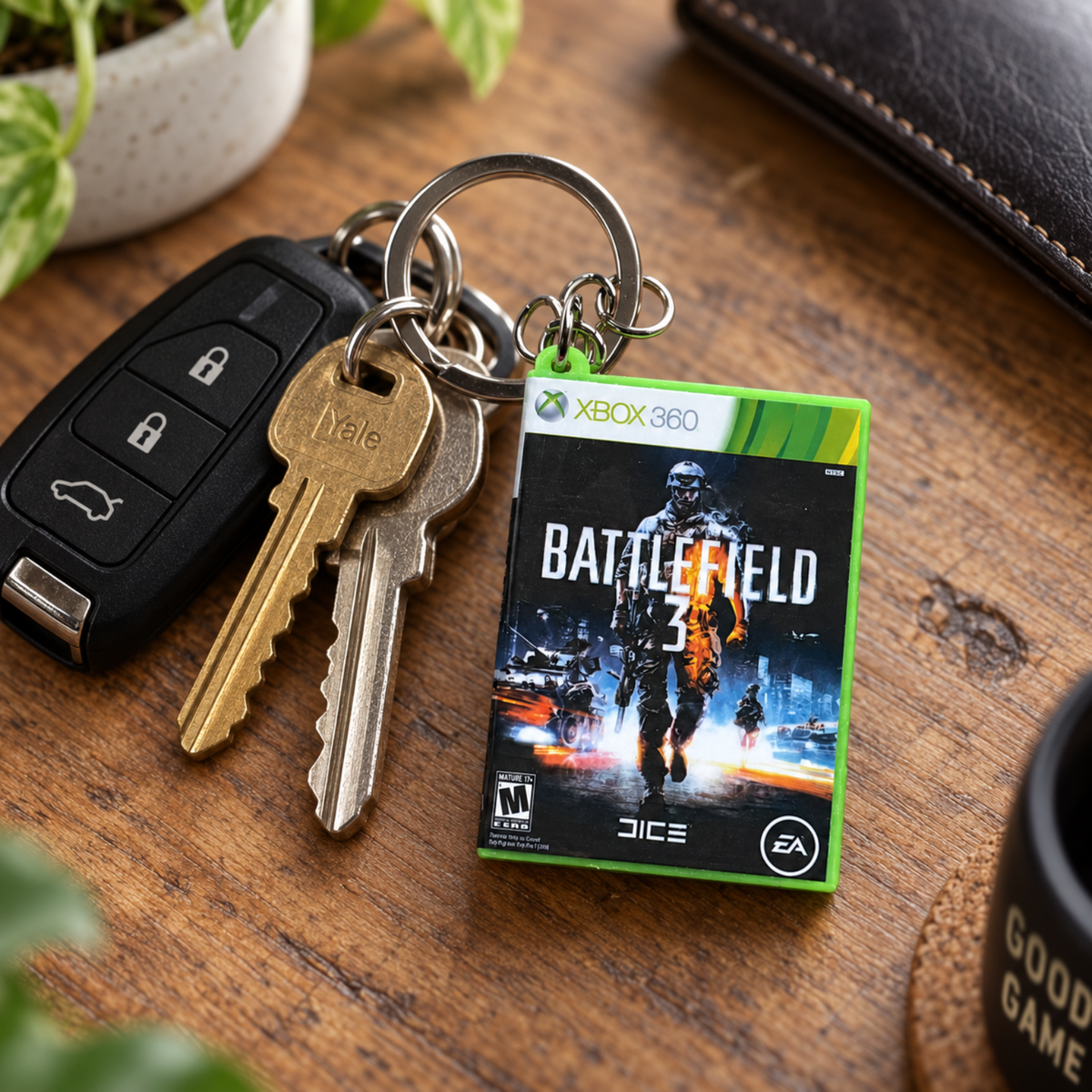 Battlefield 3 – Xbox 360 Mini Game Case Keychain