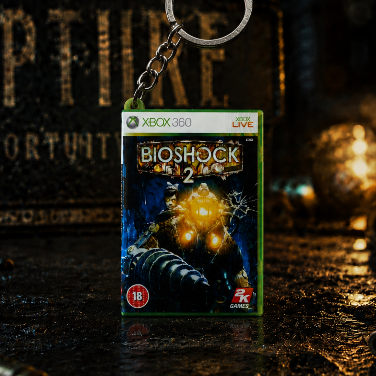 BioShock 2 – Xbox 360 Mini Game Case Keychain