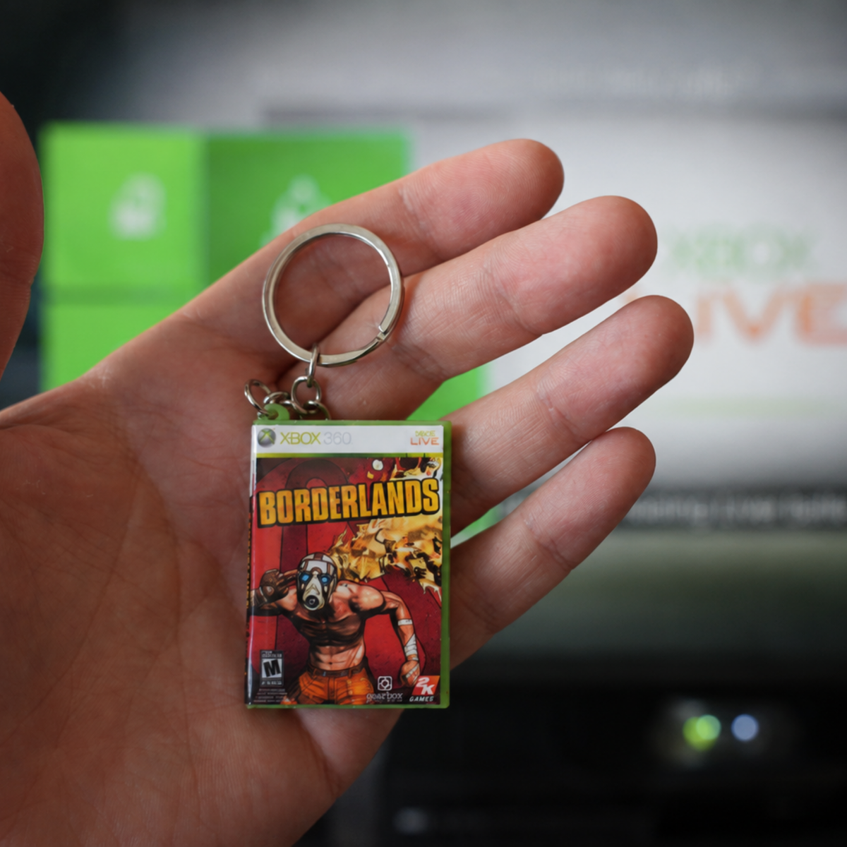 Borderlands – Xbox 360 Mini Game Case Keychain