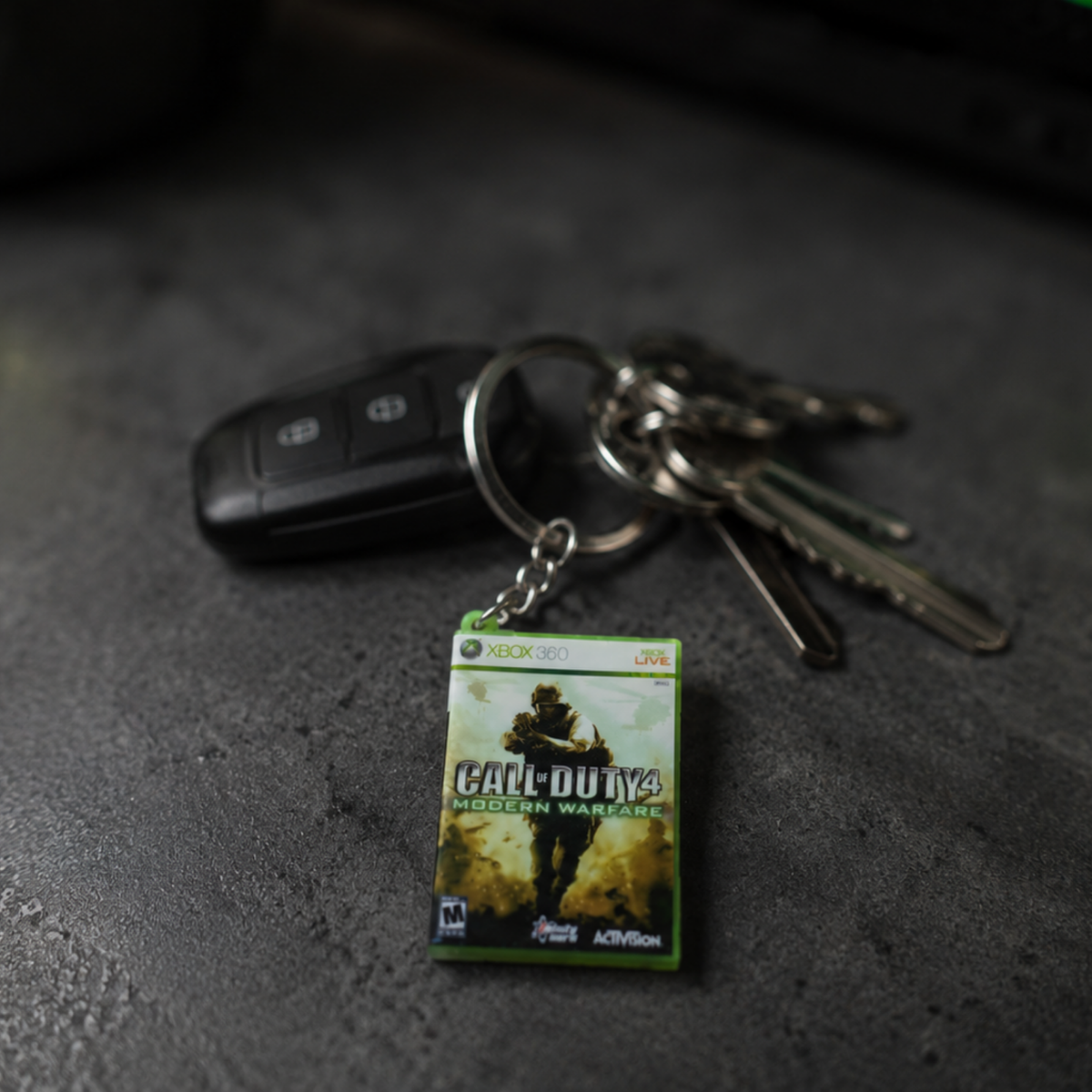 Call of Duty 4: Modern Warfare – Xbox 360 Mini Game Case Keychain