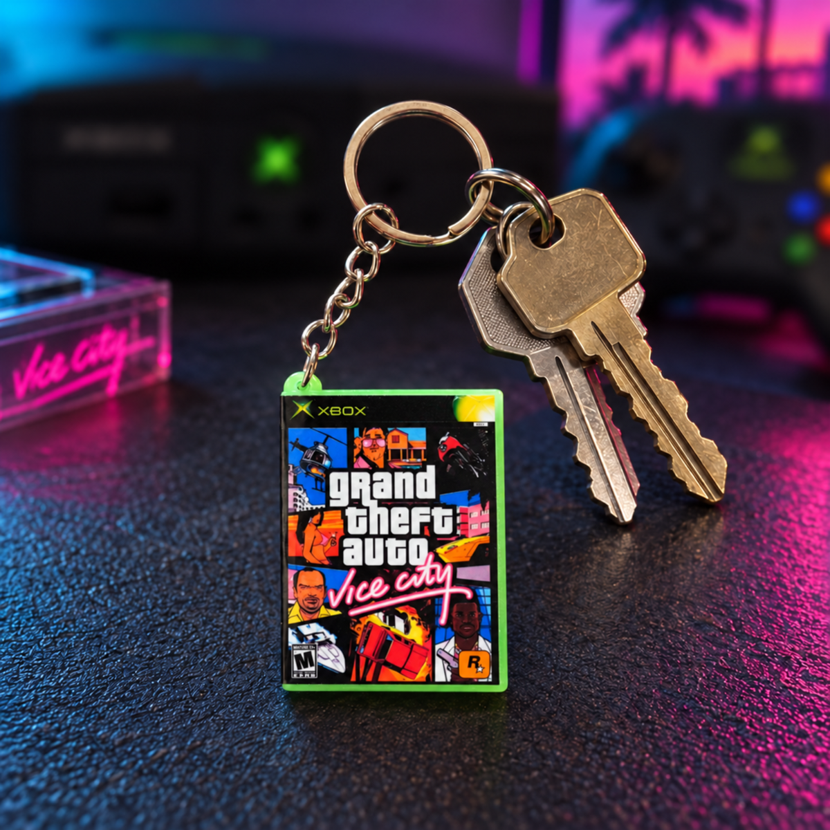 GTA: Vice City – Xbox Mini Game Case Keychain