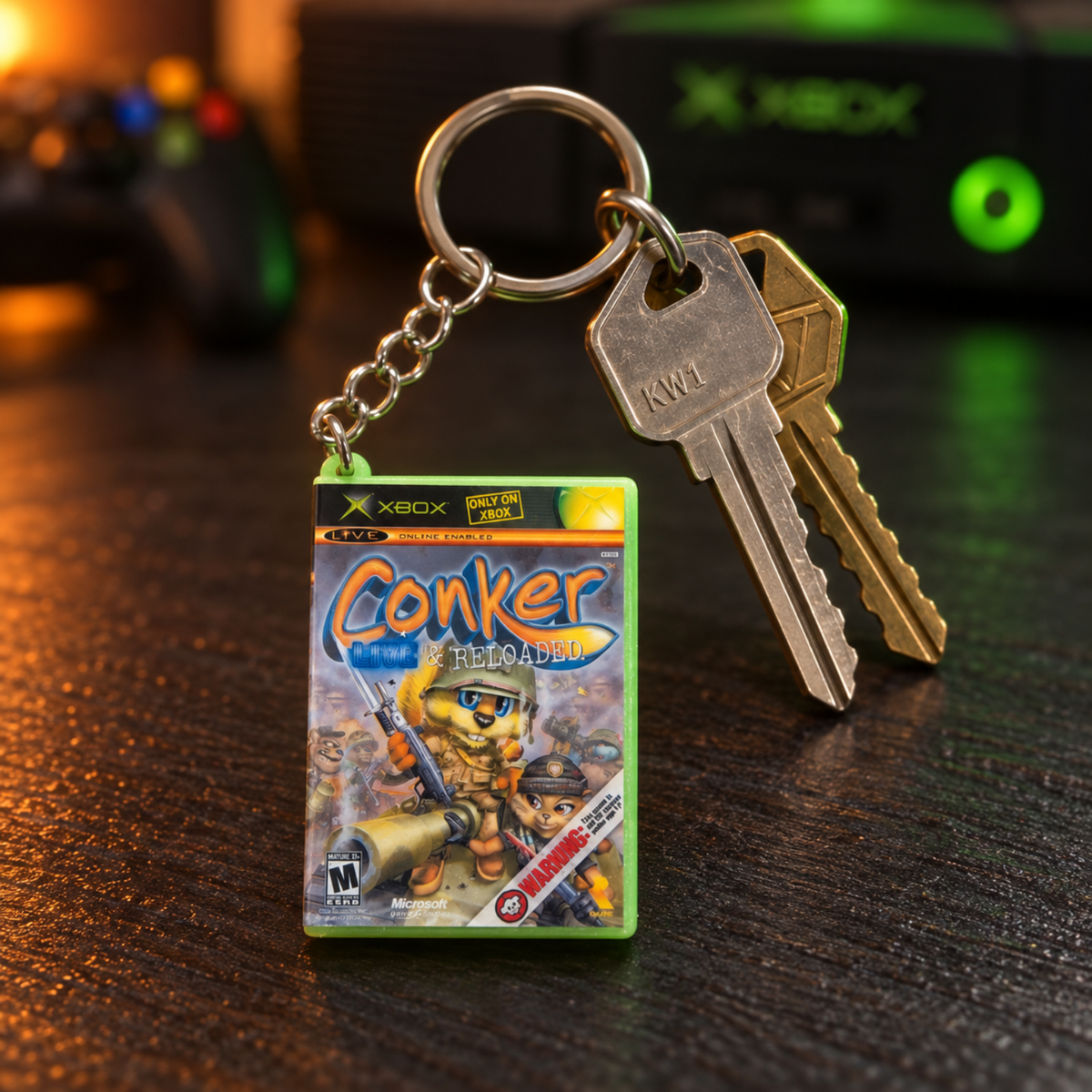 Conker: Live & Reloaded – Xbox Mini Game Case Keychain