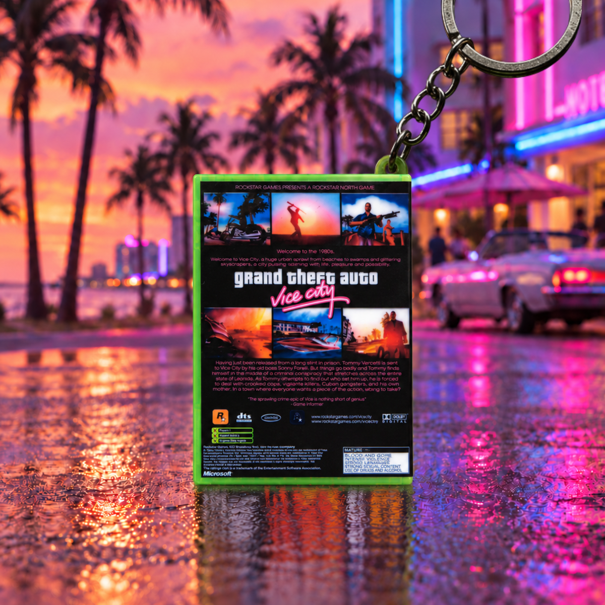 GTA: Vice City – Xbox Mini Game Case Keychain