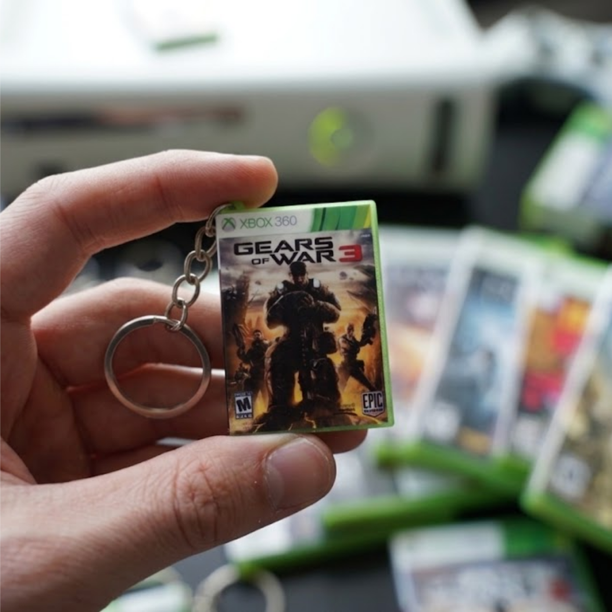 Gears of War 3 – Xbox 360 Mini Game Case Keychain