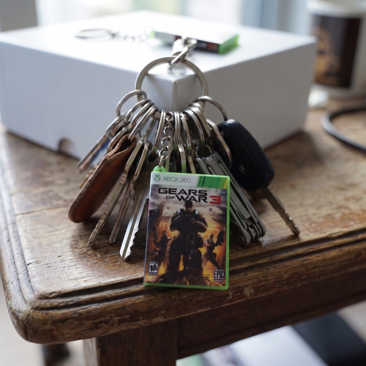 Gears of War 3 – Xbox 360 Mini Game Case Keychain