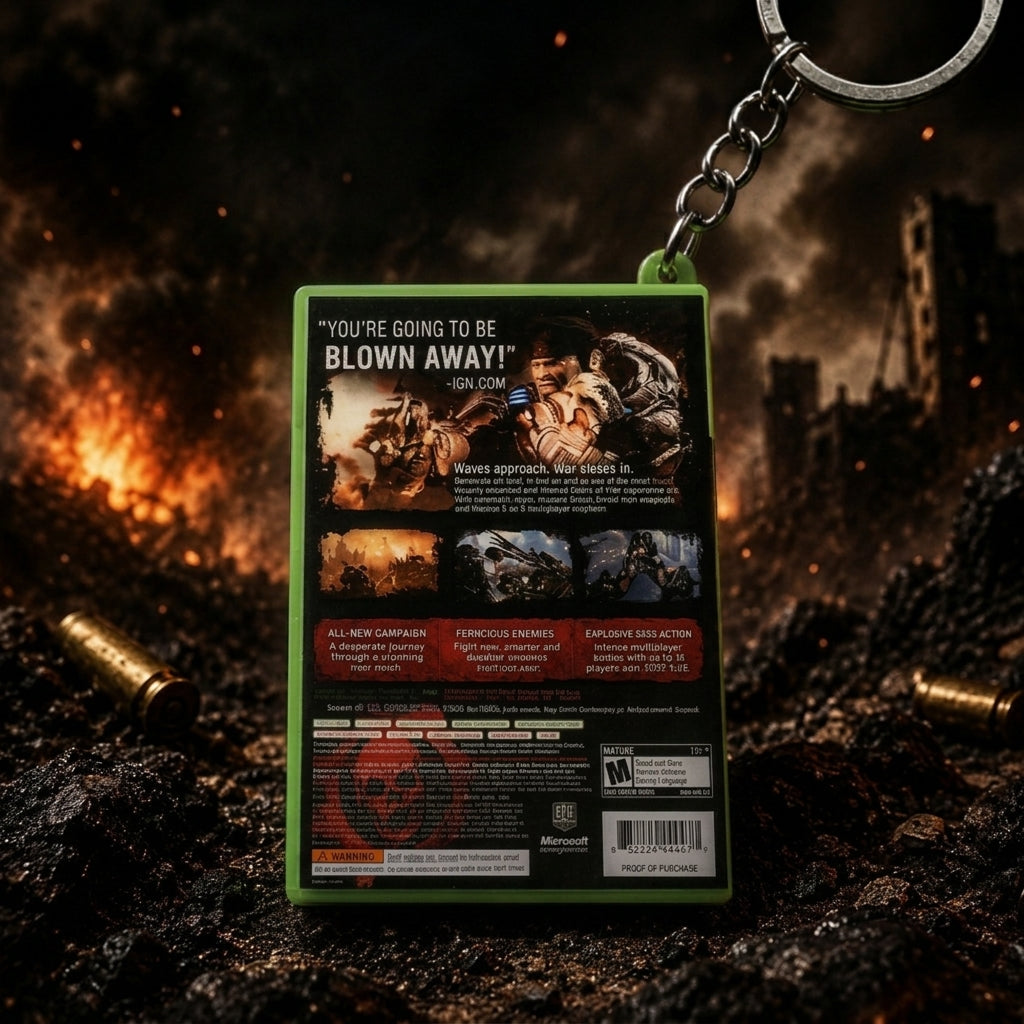 Gears of War 2 – Xbox 360 Mini Game Case Keychain