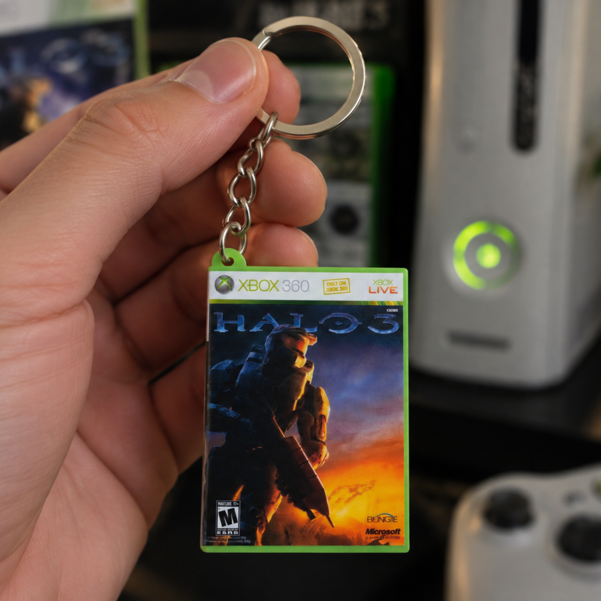 Halo 3 – Xbox 360 Mini Game Case Keychain