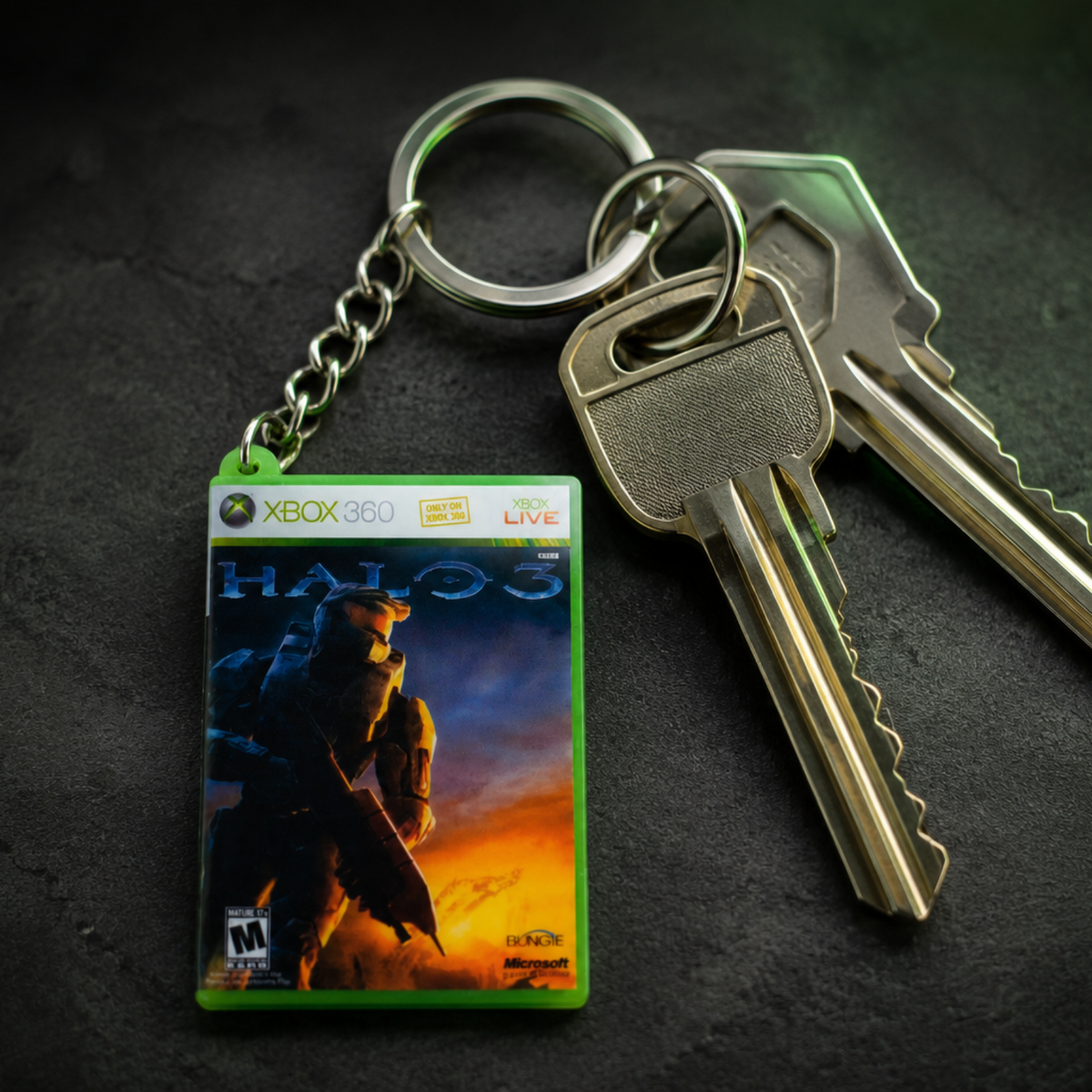 Halo 3 – Xbox 360 Mini Game Case Keychain