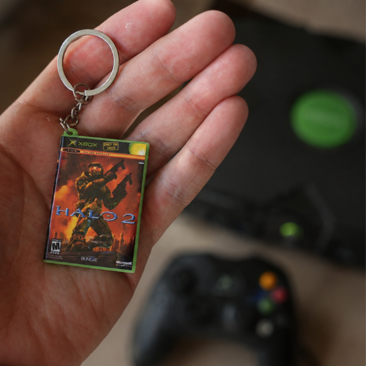 Halo 2 – Xbox Classic Mini Game Case Keychain