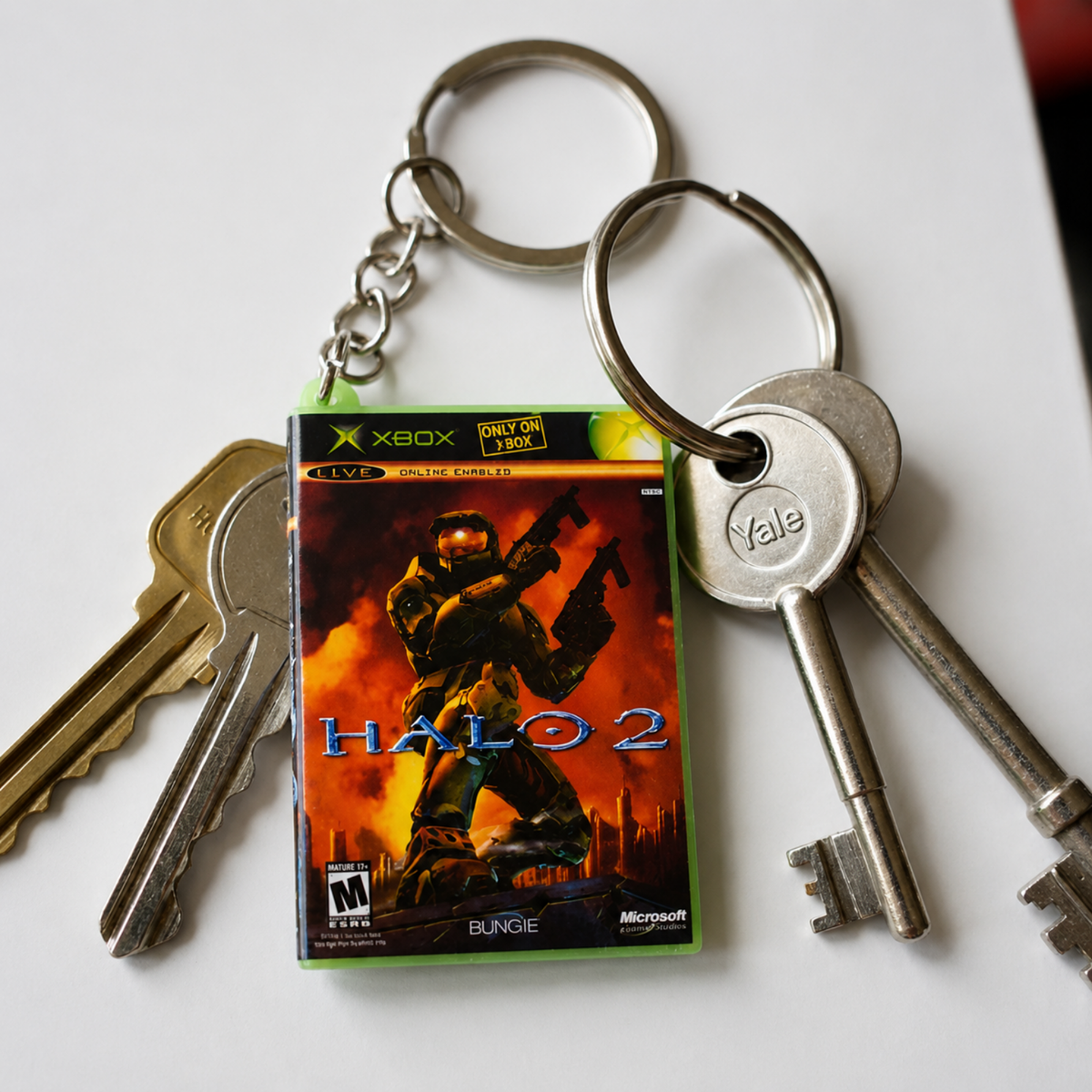 Halo 2 – Xbox Classic Mini Game Case Keychain