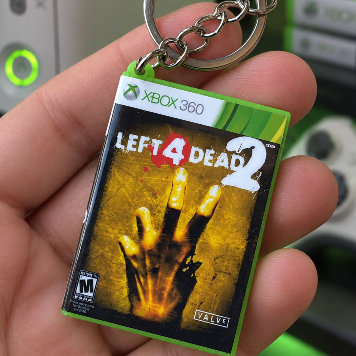 Left 4 Dead 2 – Xbox 360 Mini Game Case Keychain