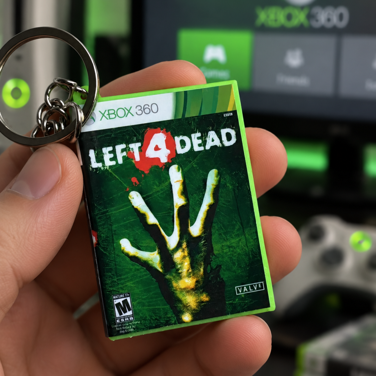 Left 4 Dead  – Xbox 360 Mini Game Case Keychain