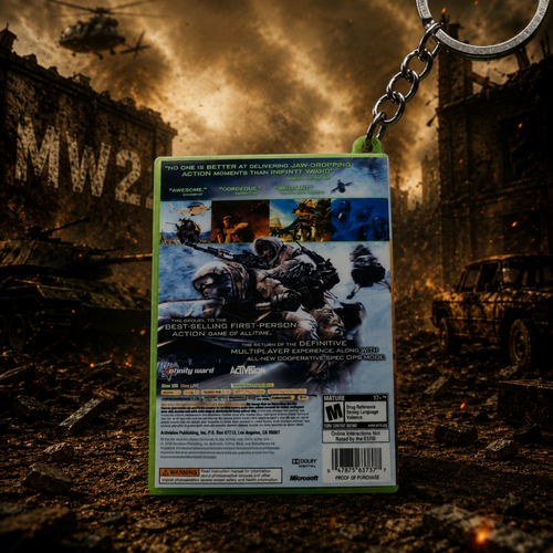 Call of Duty: Modern Warfare 2 – Xbox 360 Mini Game Case Keychain