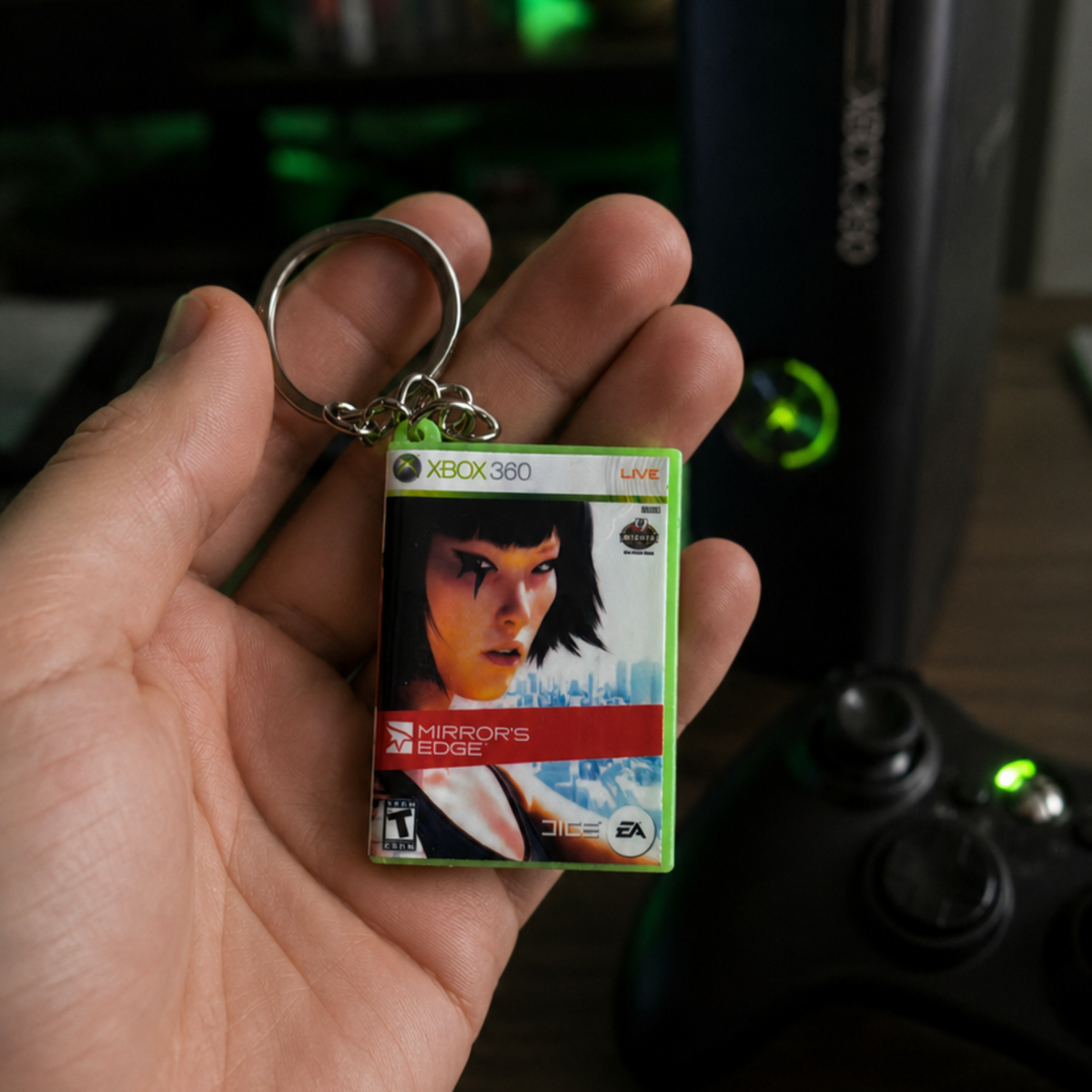 Mirror's Edge – Xbox 360 Mini Game Case Keychain