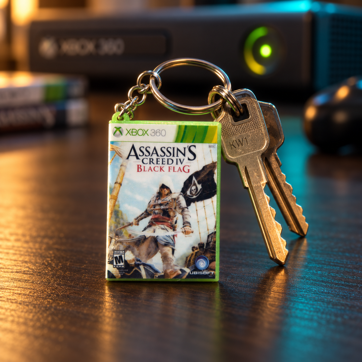 Assassin’s Creed IV: Black Flag – Xbox 360 Mini Game Case Keychain