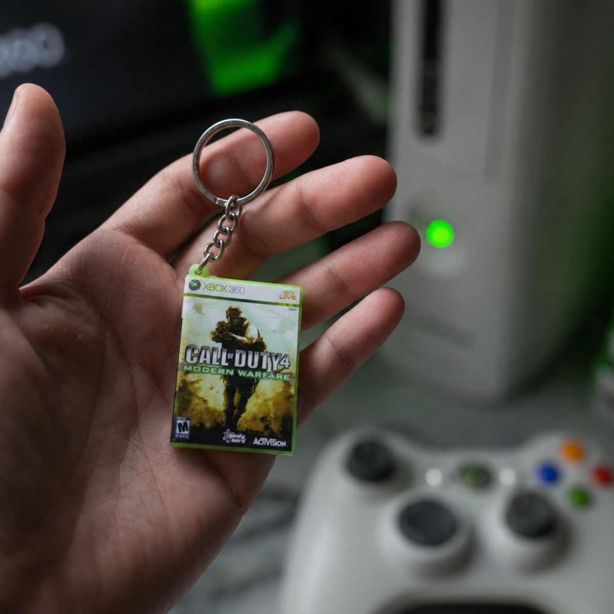 Call of Duty 4: Modern Warfare – Xbox 360 Mini Game Case Keychain