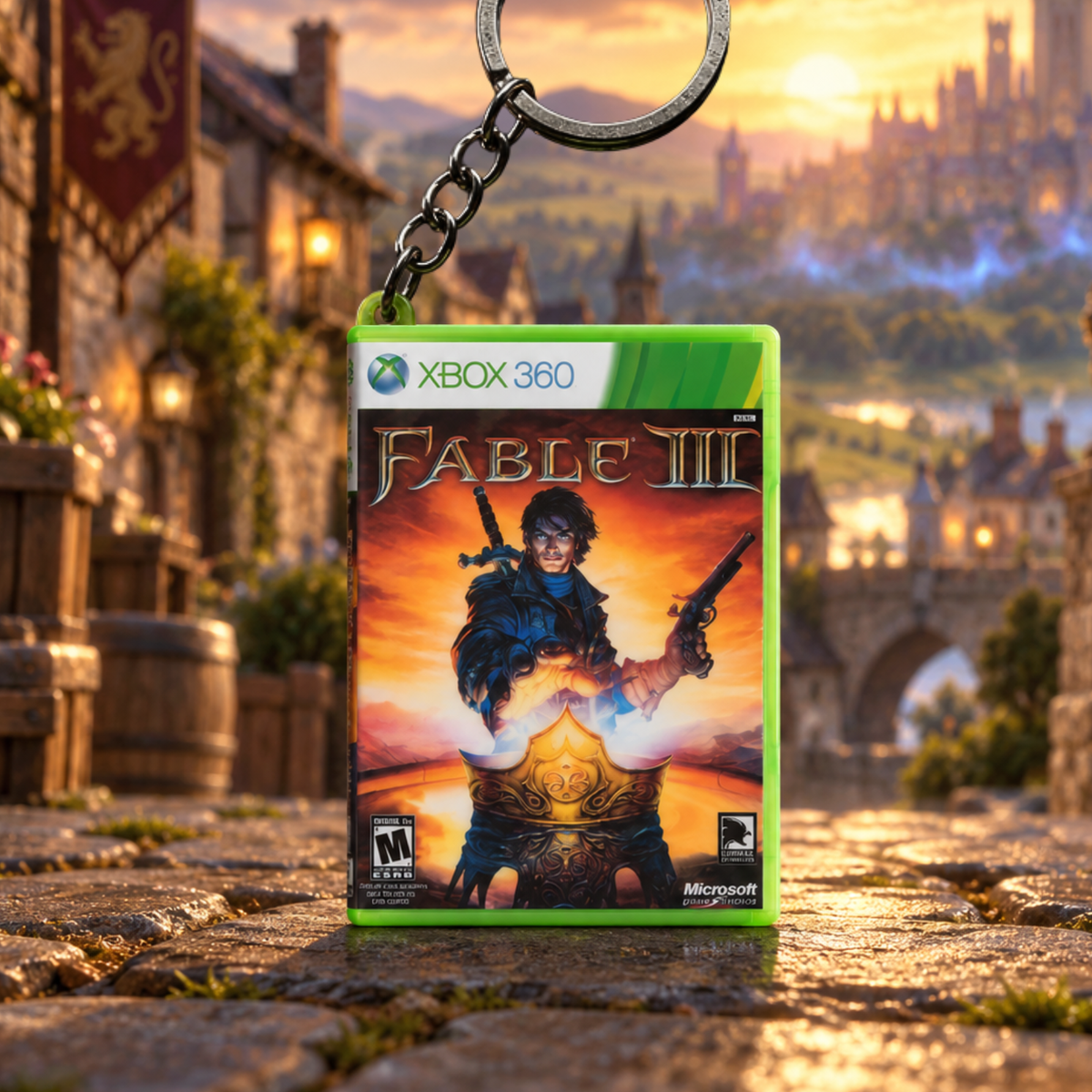 Fable III – Xbox 360 Mini Game Case Keychain