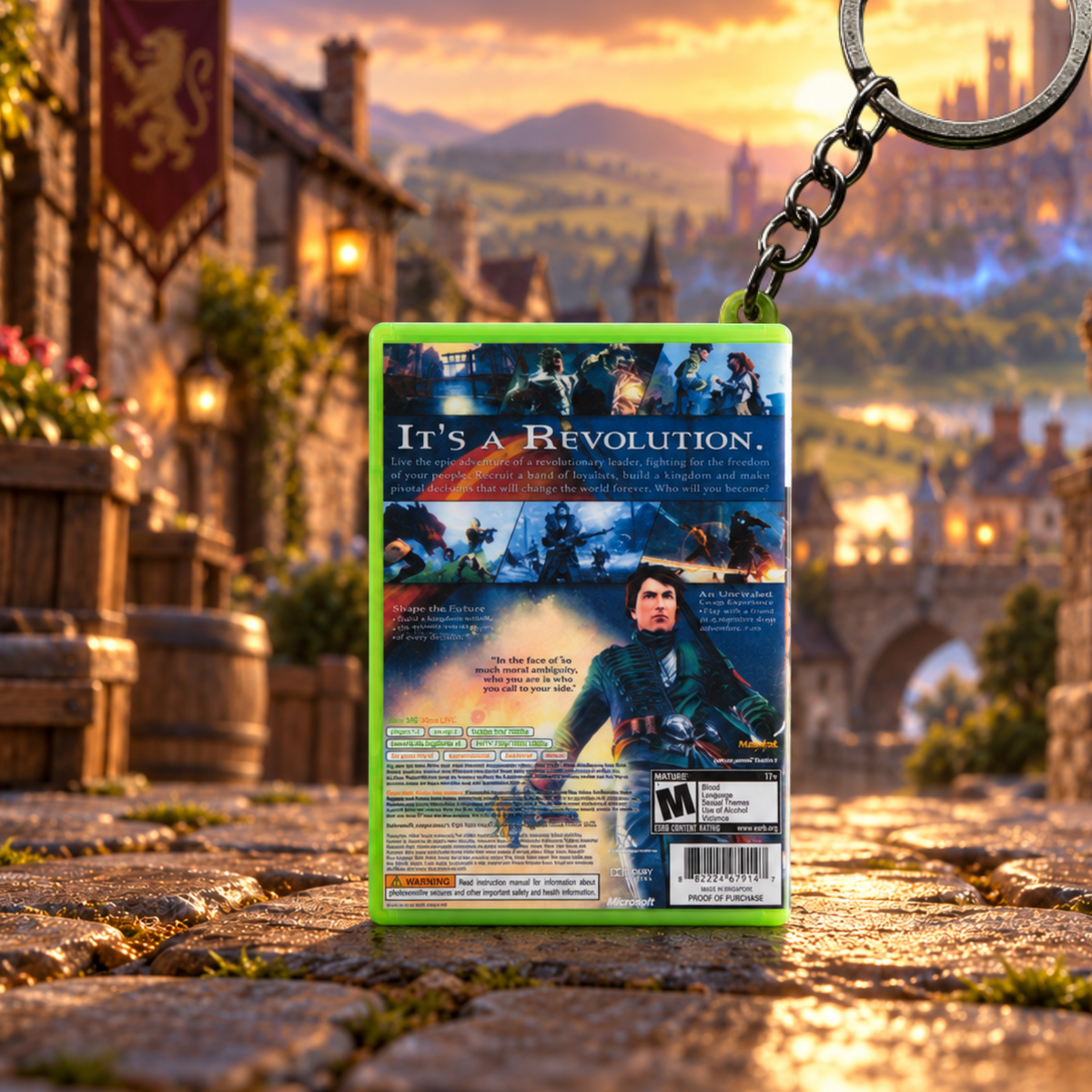 Fable III – Xbox 360 Mini Game Case Keychain