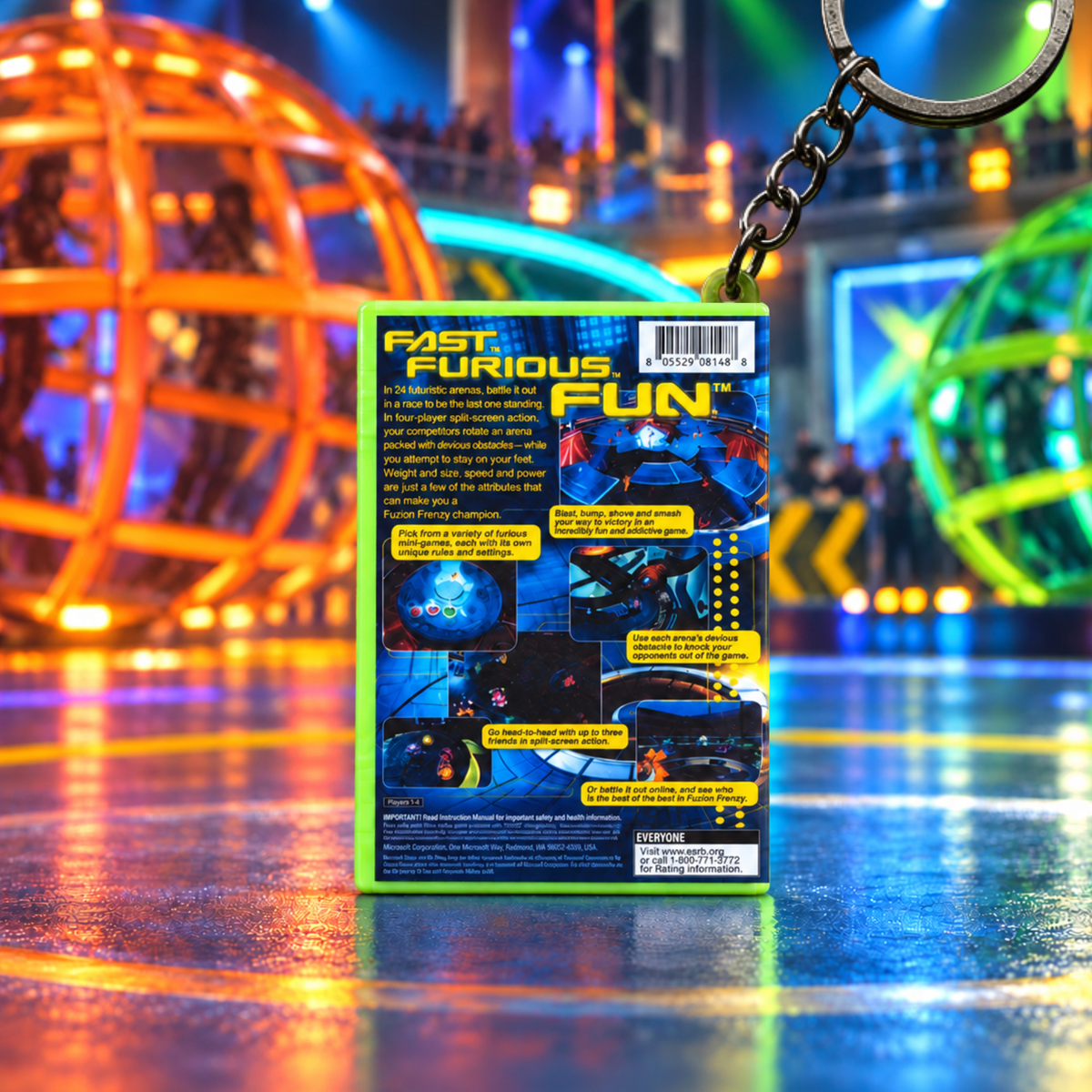 Fuzion Frenzy – Xbox Mini Game Case Keychain
