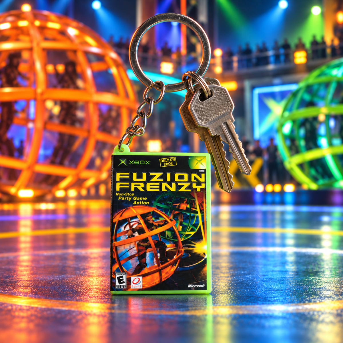 Fuzion Frenzy – Xbox Mini Game Case Keychain