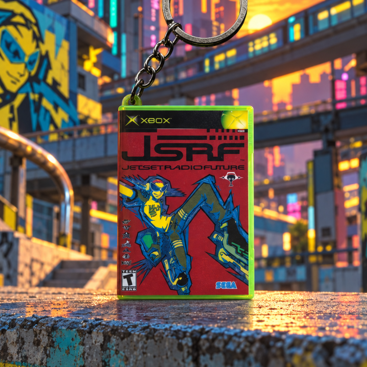 Jet Set Radio Future – Xbox Mini Game Case Keychain