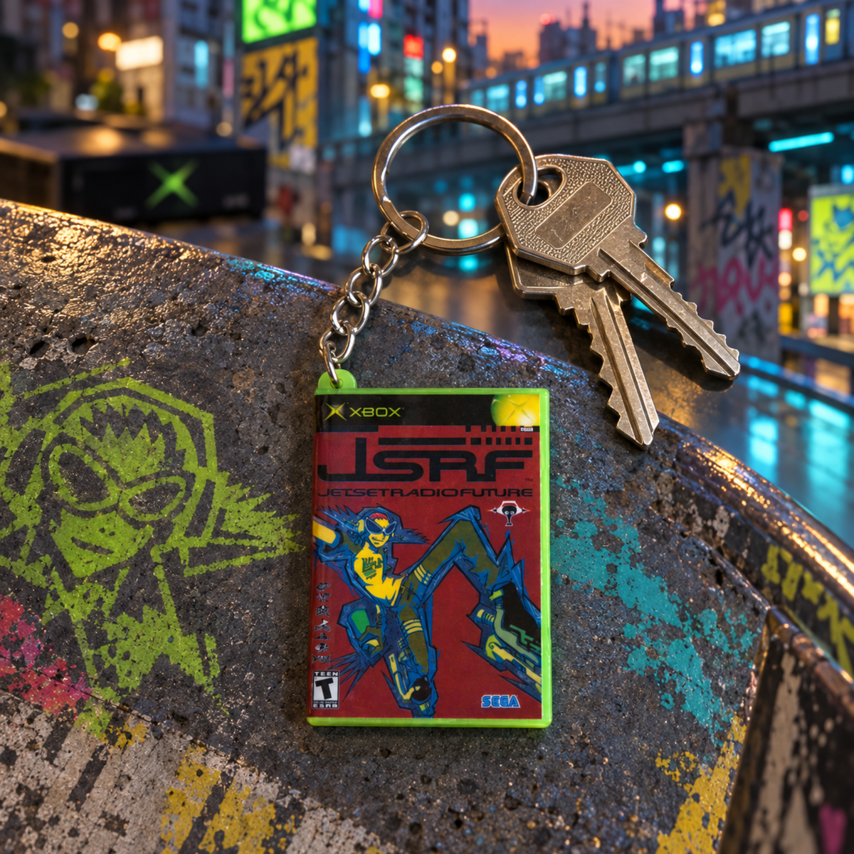 Jet Set Radio Future – Xbox Mini Game Case Keychain