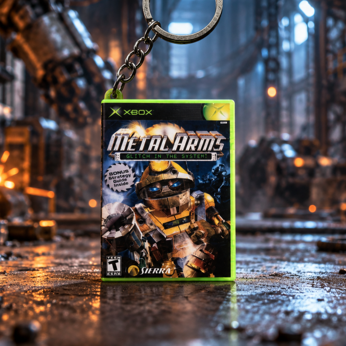 Metal Arms: Glitch in the System – Xbox Mini Game Case Keychain