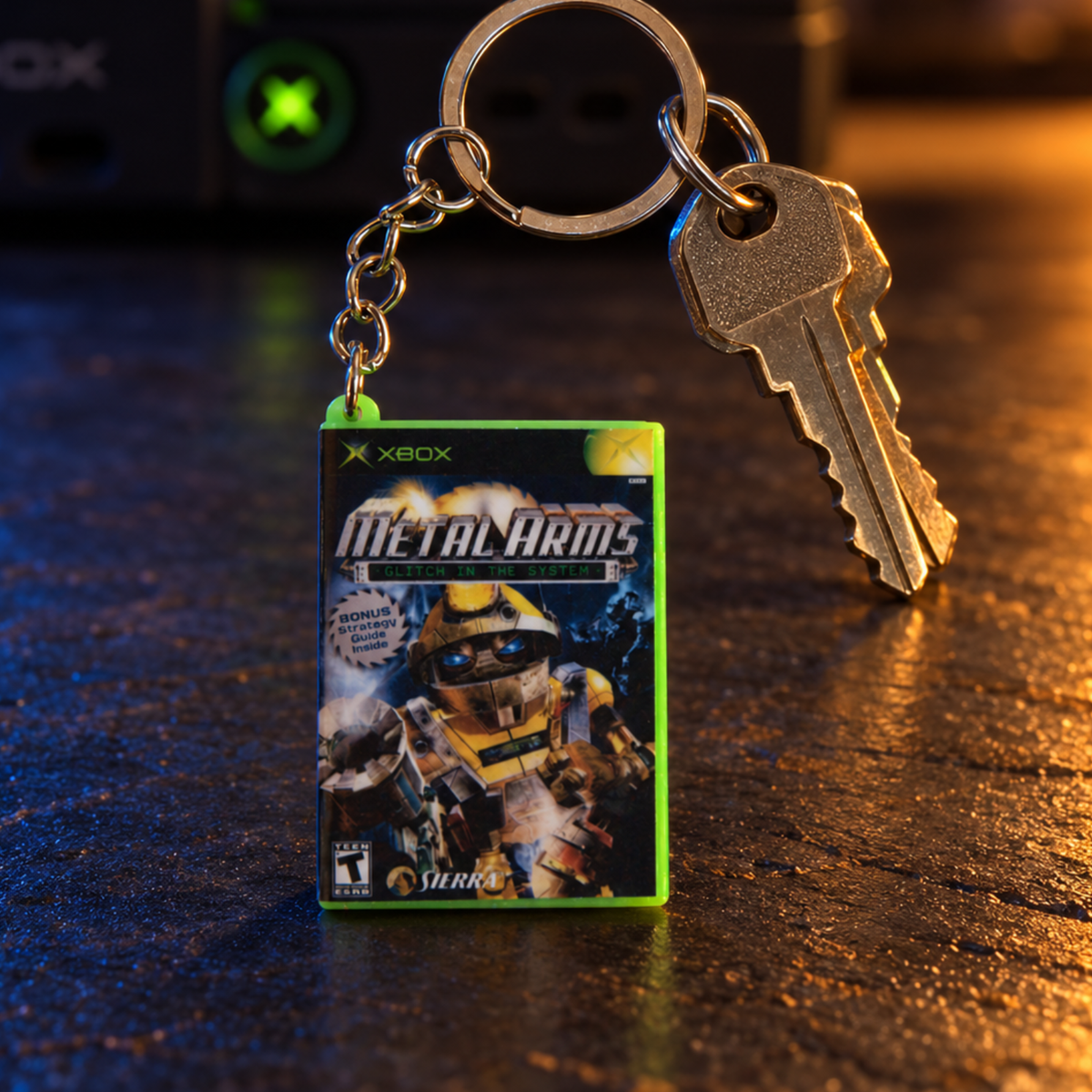 Metal Arms: Glitch in the System – Xbox Mini Game Case Keychain