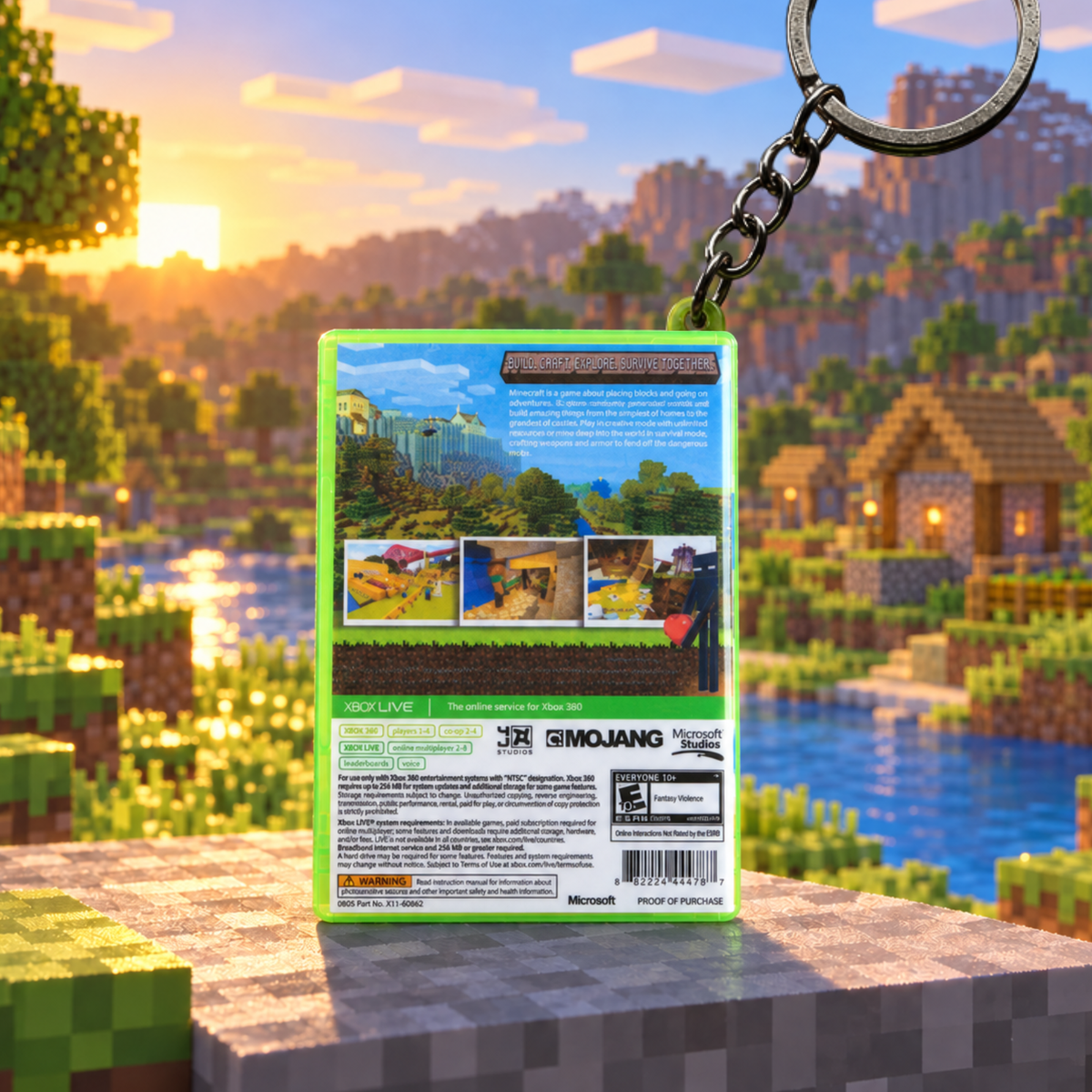Minecraft – Xbox 360 Mini Game Case Keychain