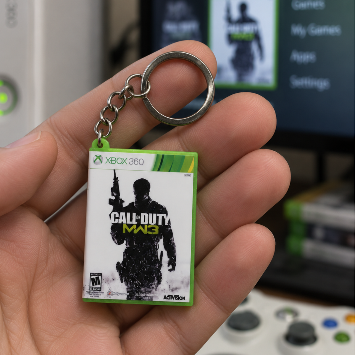 Call of Duty: Modern Warfare 3 – Xbox 360 Mini Game Case Keychain