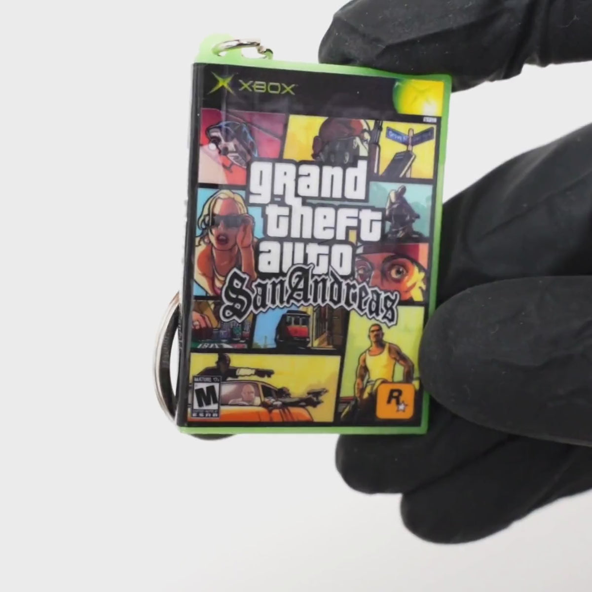 Grand Theft Auto: San Andreas – Xbox Mini Game Case Keychain