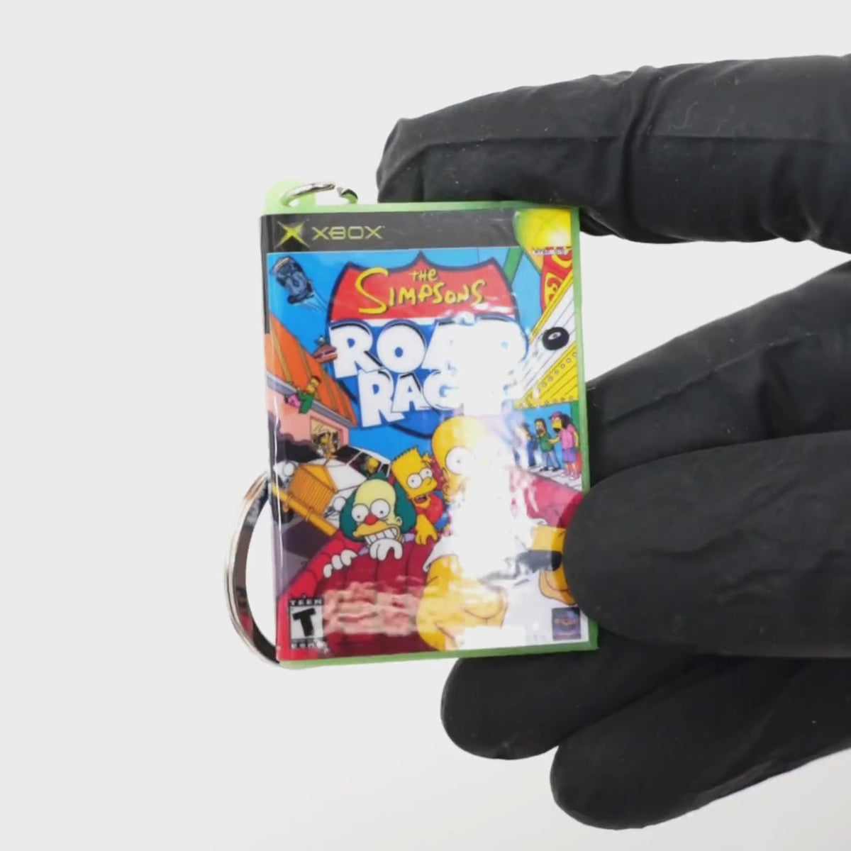 The Simpsons: Road Rage – Xbox Mini Game Case Keychain