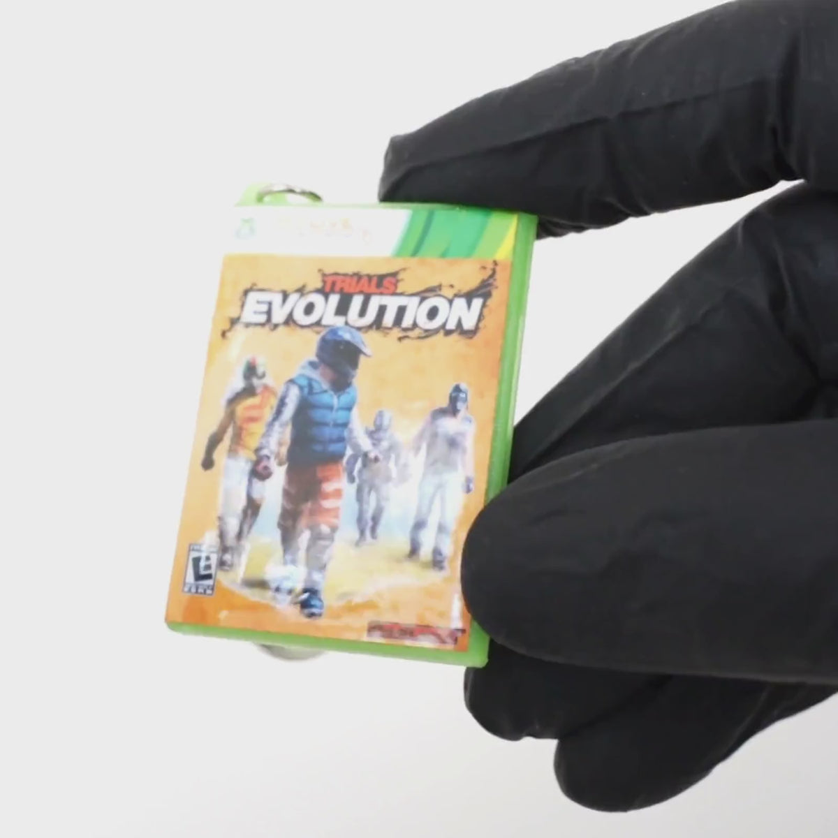 Trials Evolution – Xbox 360 Mini Game Case Keychain
