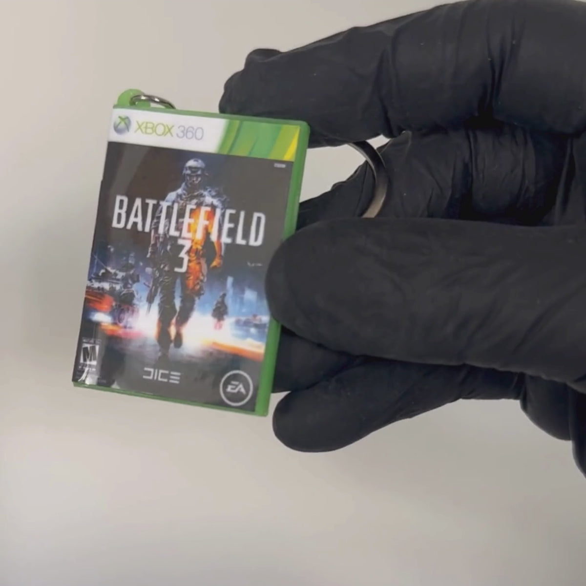 Battlefield 3 – Xbox 360 Mini Game Case Keychain