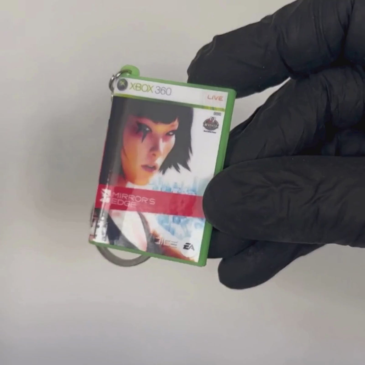 Mirror's Edge – Xbox 360 Mini Game Case Keychain