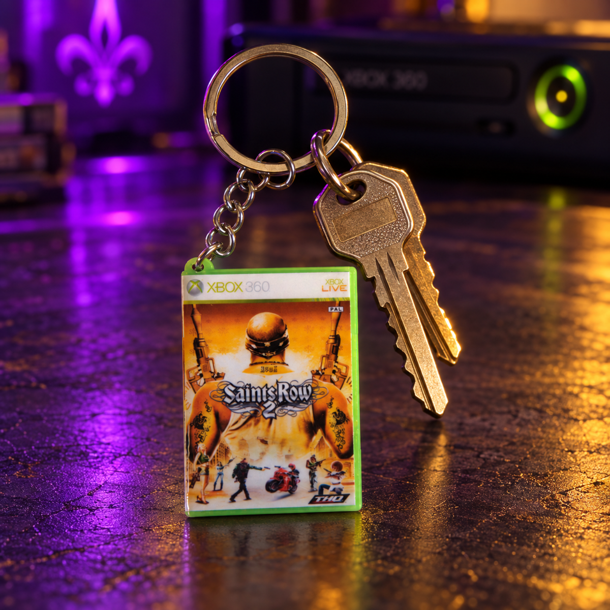 Saints Row 2 – Xbox 360 Mini Game Case Keychain